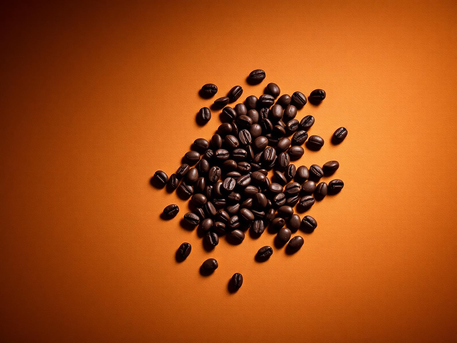 Roasted coffee beans